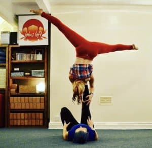AcroYoga class with Exeter Loves Yoga